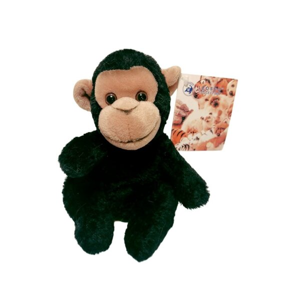 Vintage Leosco Collection Monkey Ape Chimp Soft Plush 6-Inches - Picture 1 of 4